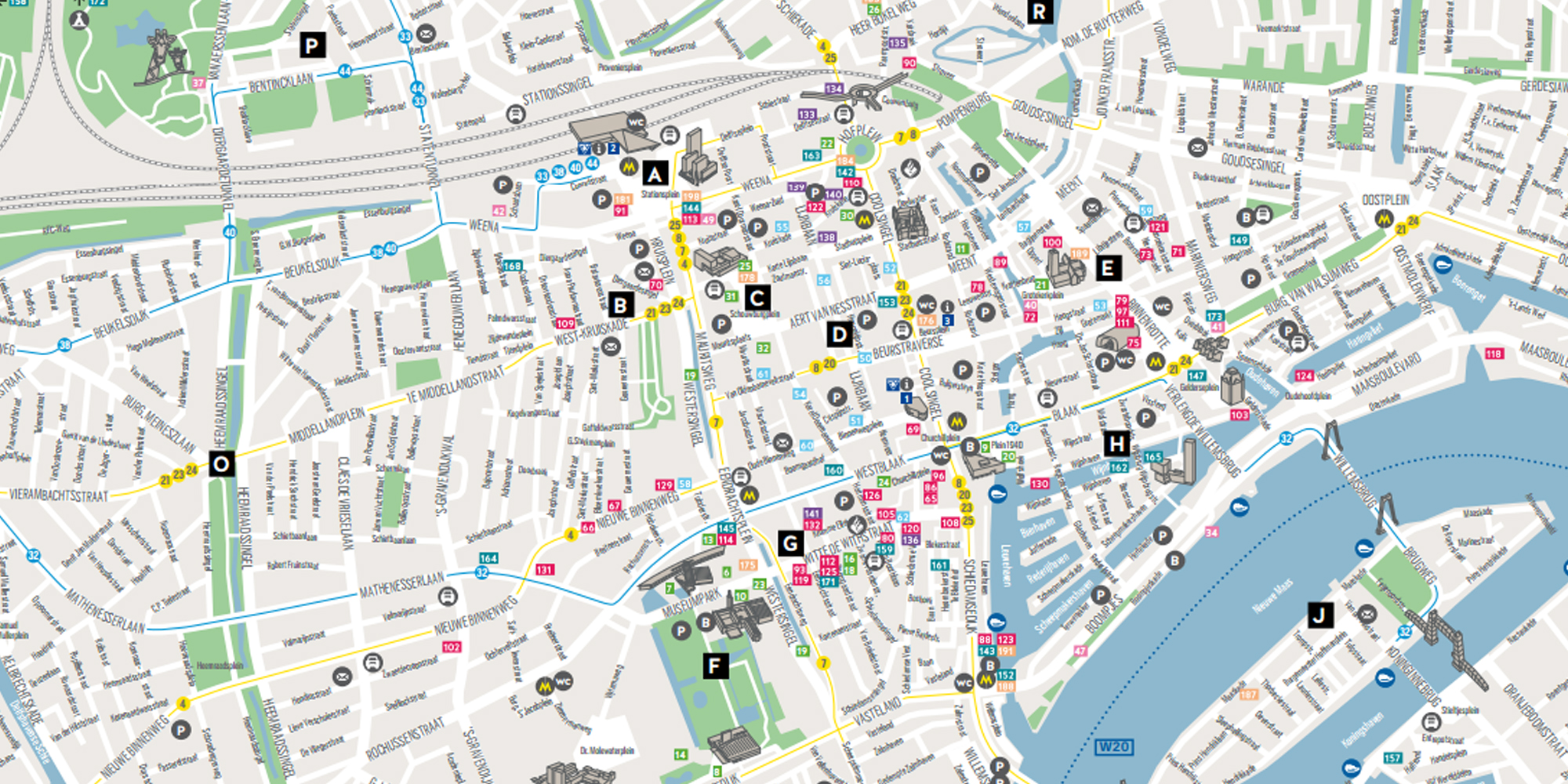 City Map Rotterdam | Rotterdam Tourist Information | Rotterdam Info